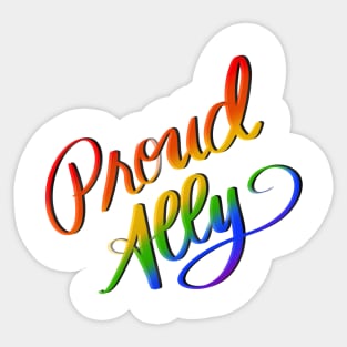 Proud Queer Ally Sticker